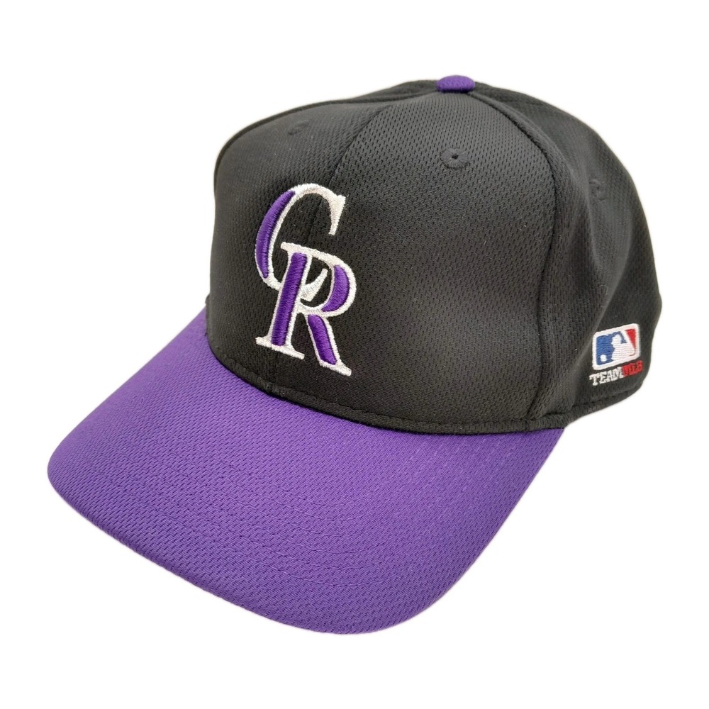 Colorado Rockies MLB Hat Cap Black Adjustable Strapback OC Sports Baseball